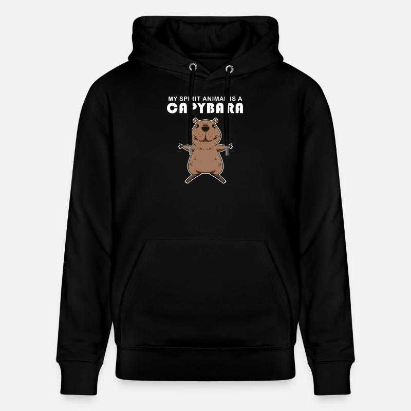 Capybara Capybara Cadeau - Sweat à capuche bio CRUISER Stanley/Stella Unisexe - noir