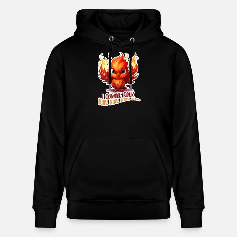 Chemise du phénix de dessin animé qui revient encore - Sweat à capuche bio CRUISER Stanley/Stella Unisexe - noir