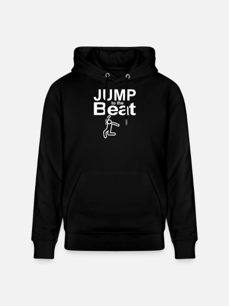 Jump to the Beat - Stanley/Stella CRUISER Unisex Organic Hoodie - black