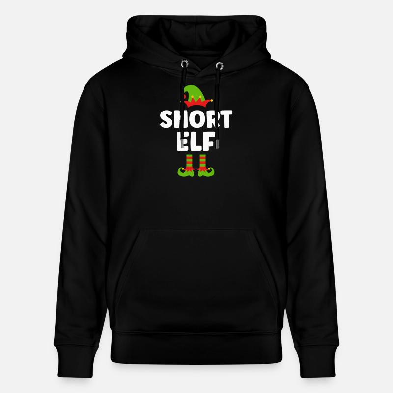 Noël drôle de petit lutin - Sweat à capuche bio CRUISER Stanley/Stella Unisexe - noir