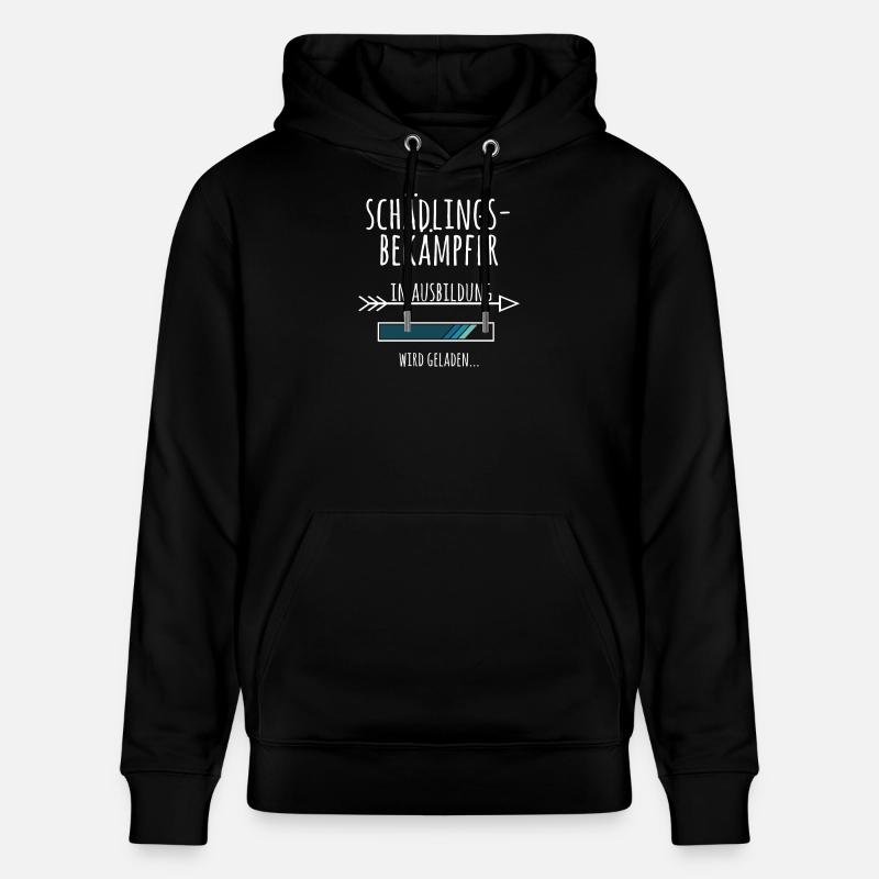 Schädlingsbekämpfer Ausbildung Geschenk Schädlinge - Stanley/Stella Unisex Bio-Hoodie CRUISER  - Schwarz