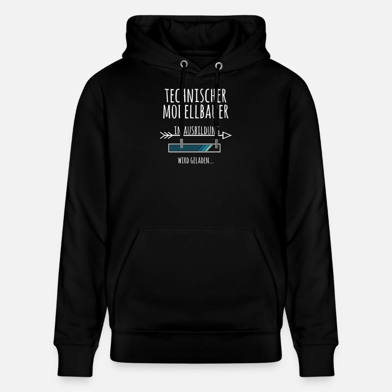 Technischer Modellbauer Ausbildung Geschenk - Stanley/Stella Unisex Bio-Hoodie CRUISER  - Schwarz