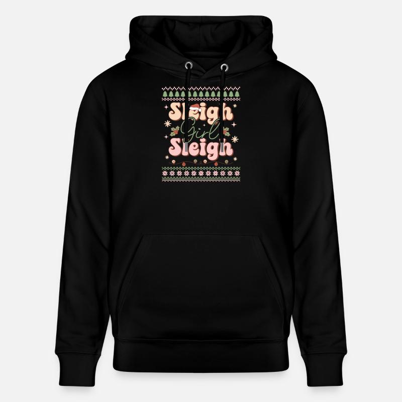 Hässlicher Weihnachtspullover - Stanley/Stella Unisex Bio-Hoodie CRUISER  - Schwarz