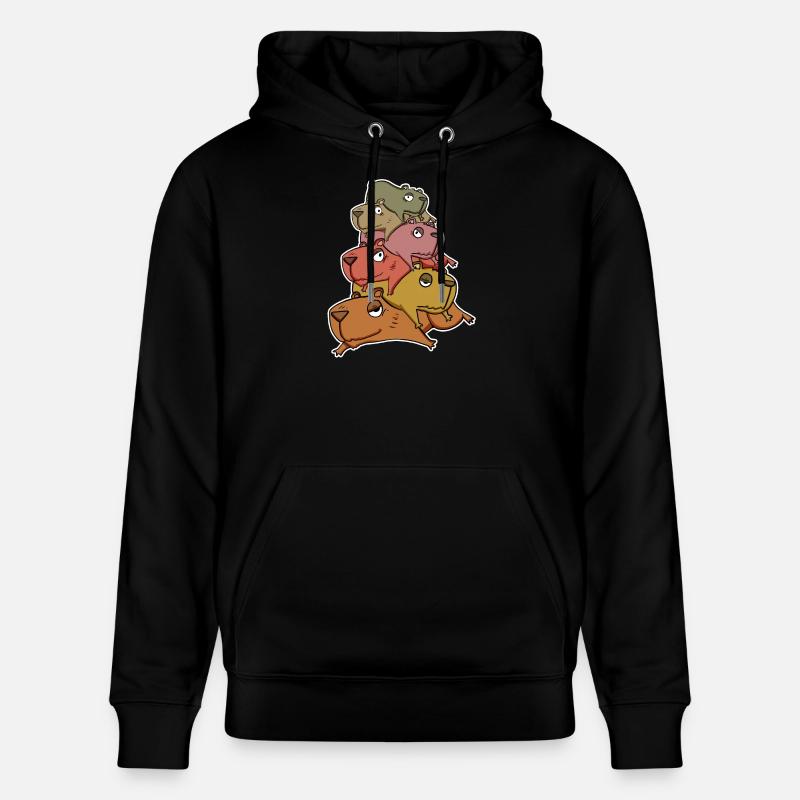 Capybara Tas de Capybara - Sweat à capuche bio CRUISER Stanley/Stella Unisexe - noir