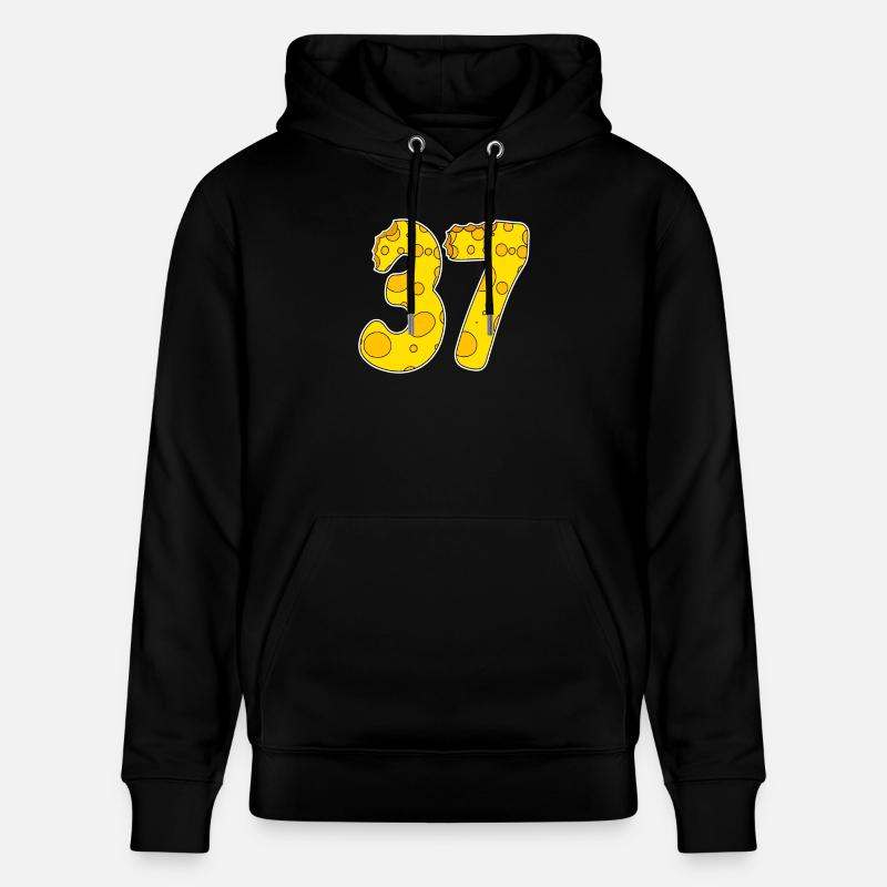 37 ans Lustig Käse - Sweat à capuche bio CRUISER Stanley/Stella Unisexe - noir