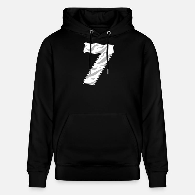 7 - Stanley/Stella Unisex Bio-Hoodie CRUISER  - Schwarz