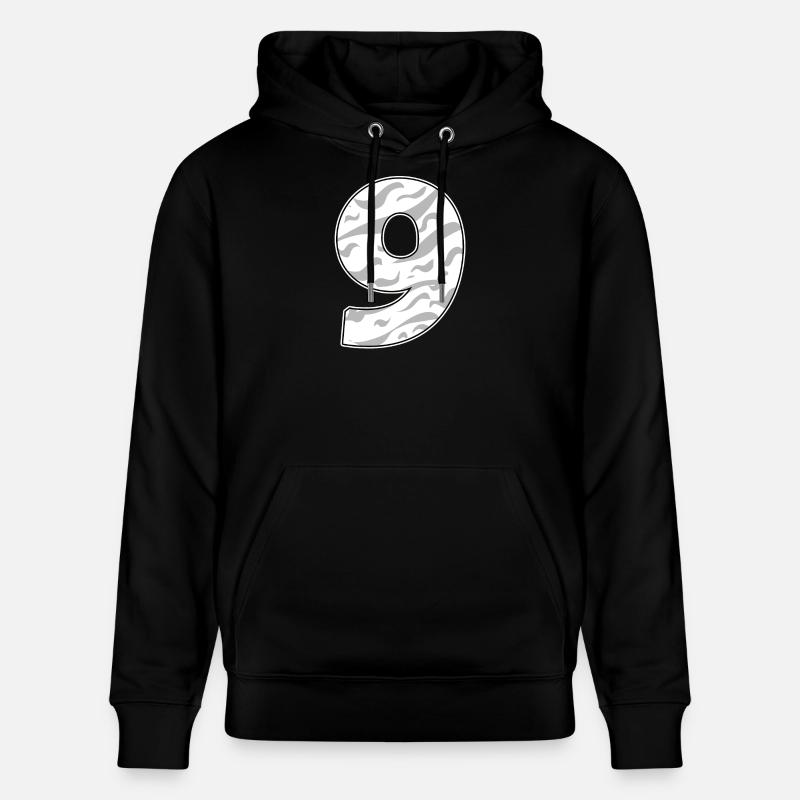 Neun - 9 - Stanley/Stella Unisex Bio-Hoodie CRUISER  - Schwarz