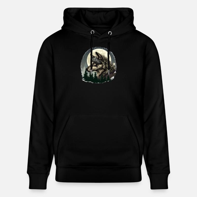 Wolfsblut - Stanley/Stella Unisex Bio-Hoodie CRUISER  - Schwarz