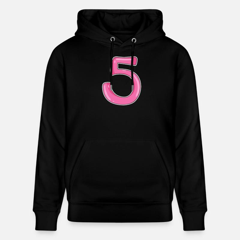 Cinq chiffres numéro 5 - Sweat à capuche bio CRUISER Stanley/Stella Unisexe - noir