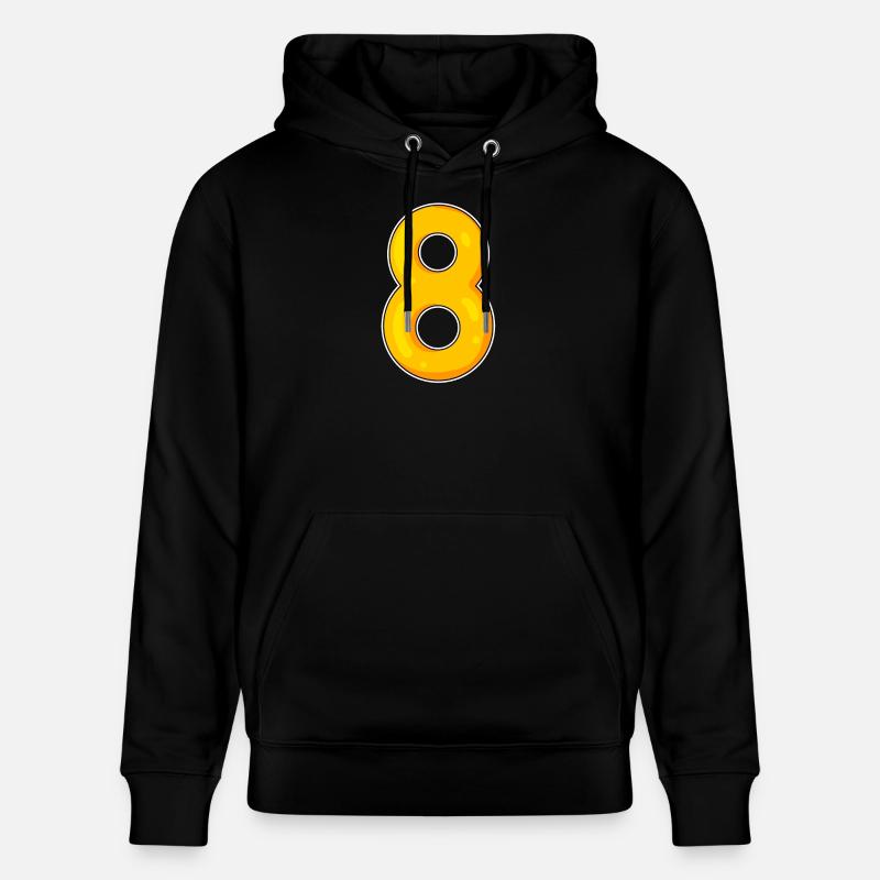 8 Jaune - Sweat à capuche bio CRUISER Stanley/Stella Unisexe - noir