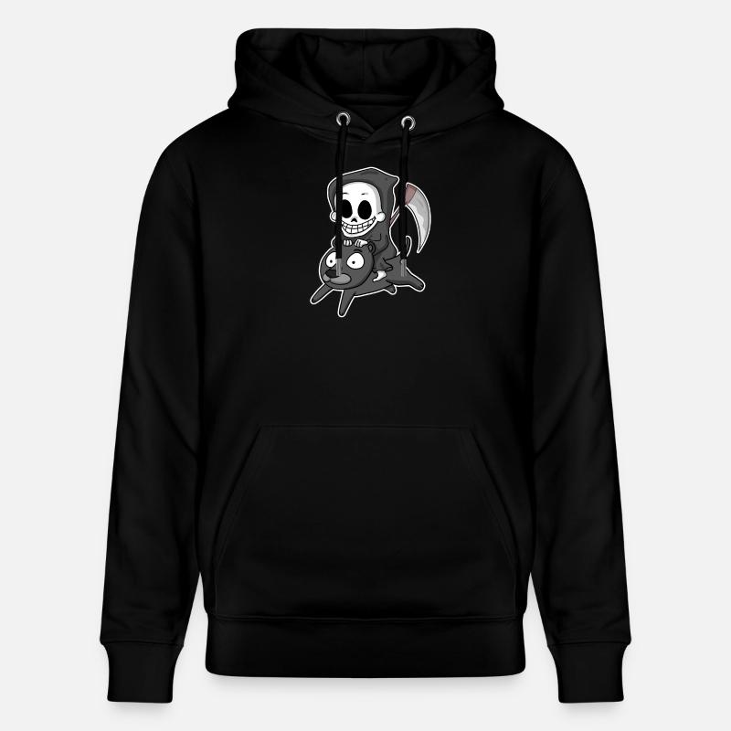 Faucheuse Motif Wildcat - Sweat à capuche bio CRUISER Stanley/Stella Unisexe - noir