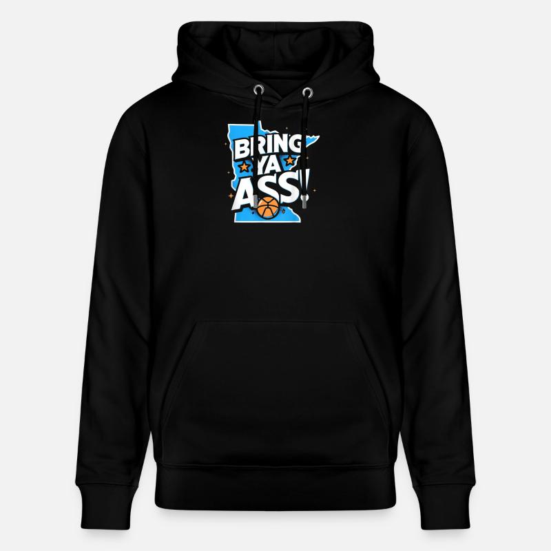 Affiche Basket Amicale et Motivante - Sweat à capuche bio CRUISER Stanley/Stella Unisexe - noir