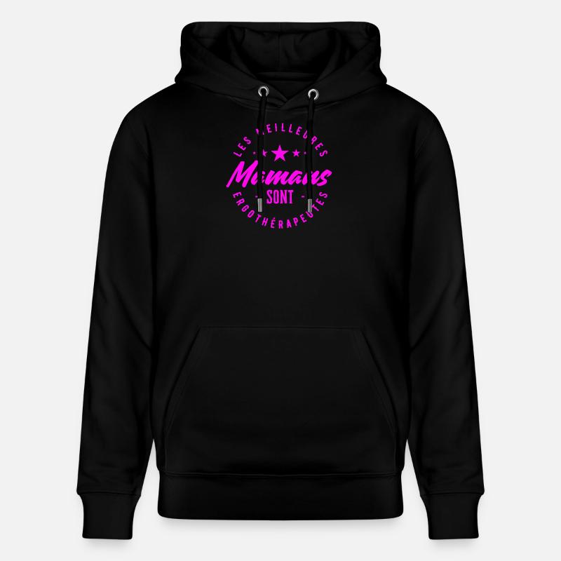 les meilleures mamans sont ergothérapeutes - Sweat à capuche bio CRUISER Stanley/Stella Unisexe - noir