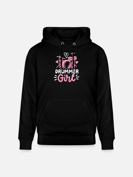 Schlagzeug Schlagzeugspielerin - Stanley/Stella Unisex Bio-Hoodie CRUISER  - Schwarz