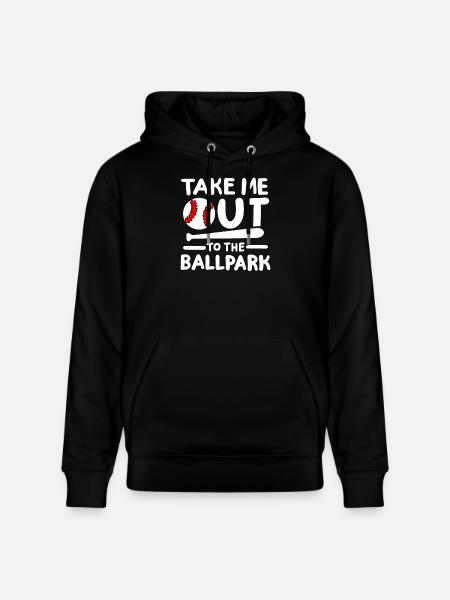 Baseball Baseballspieler - Stanley/Stella Unisex Bio-Hoodie CRUISER  - Schwarz