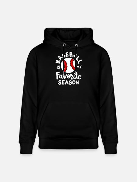 Baseball Baseball-Liebhaber - Stanley/Stella Unisex Bio-Hoodie CRUISER  - Schwarz