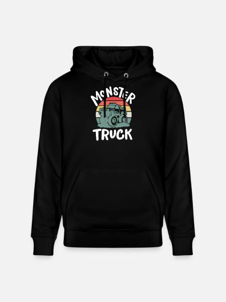 Monster Truck - Stanley/Stella Unisex Bio-Hoodie CRUISER - Schwarz
