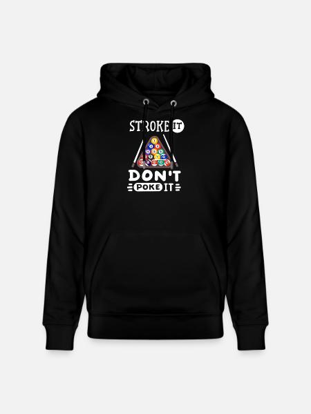 Billardspieler Billard - Stanley/Stella Unisex Bio-Hoodie CRUISER  - Schwarz