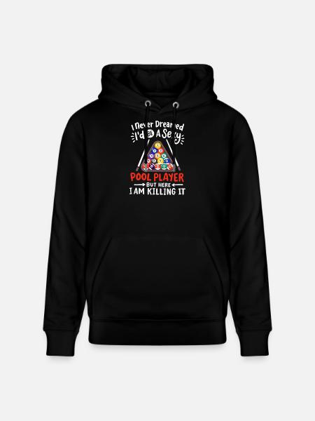 Billard Billardspielerin - Stanley/Stella Unisex Bio-Hoodie CRUISER - Schwarz