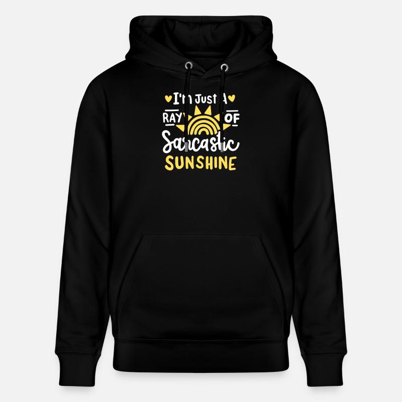 Sarkastischer Humor Sarkasmus - Stanley/Stella Unisex Bio-Hoodie CRUISER - Schwarz
