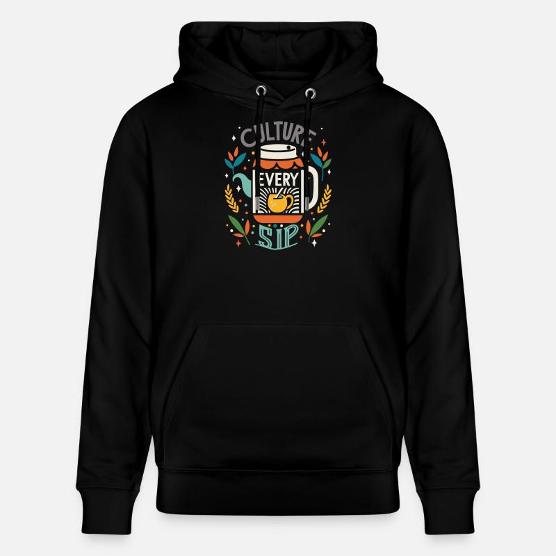 Propulsé par le champignon Kombucha - Sweat à capuche bio CRUISER Stanley/Stella Unisexe - noir