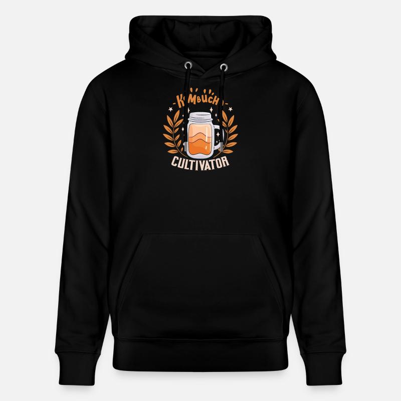 Propulsé par le champignon Kombucha - Sweat à capuche bio CRUISER Stanley/Stella Unisexe - noir