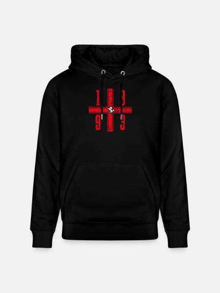 Stuttgart Fanmotiv - Stanley/Stella Unisex Bio-Hoodie CRUISER  - Schwarz