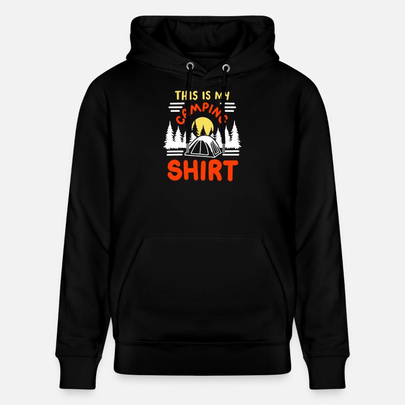 Camping Camper - Stanley/Stella Unisex Bio-Hoodie CRUISER - Schwarz