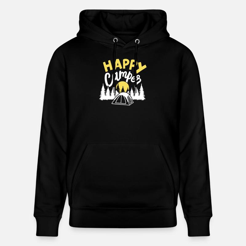 Camping Camper - Stanley/Stella Unisex Bio-Hoodie CRUISER - Schwarz