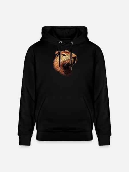 Capybara Be Capy Capybara Hauska Capybara - Stanley/Stella CRUISER unisex luomuhuppari - musta