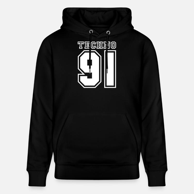 TECHNO 91 - Sweat à capuche bio CRUISER Stanley/Stella Unisexe - noir