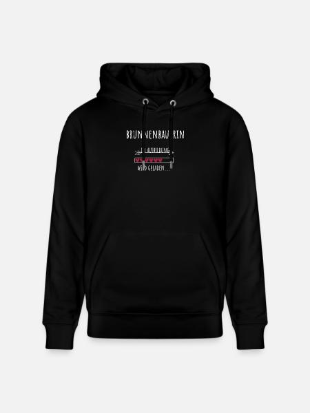 Brunnenbauerin Ausbildung Beruf Geschenk - Stanley/Stella Unisex Bio-Hoodie CRUISER - Schwarz