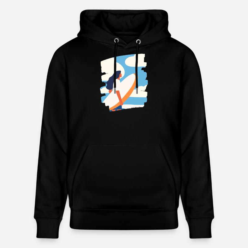 Surfeur - Sweat à capuche bio CRUISER Stanley/Stella Unisexe - noir