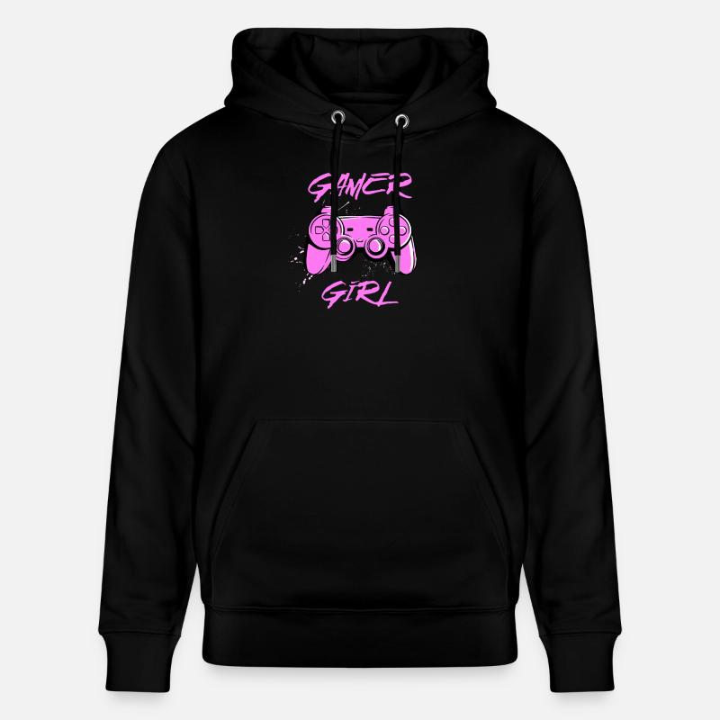 Fille joueuse - Sweat à capuche bio CRUISER Stanley/Stella Unisexe - noir