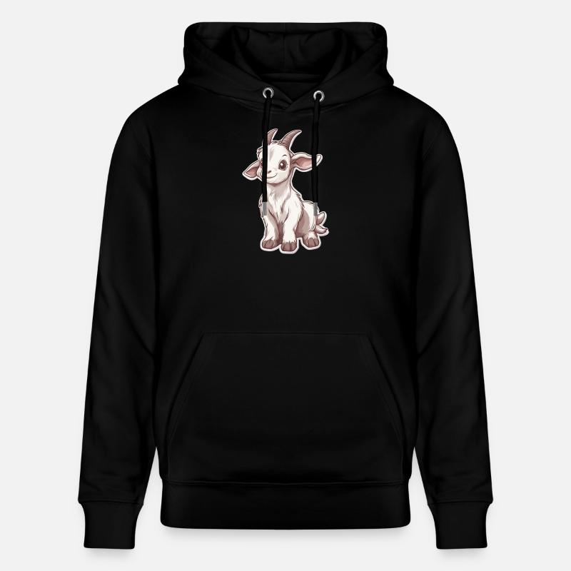 Chèvre - Sweat à capuche bio CRUISER Stanley/Stella Unisexe - noir