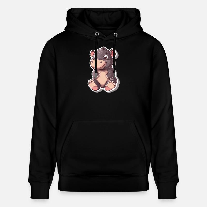 Nilpferd - Stanley/Stella Unisex Bio-Hoodie CRUISER  - Schwarz