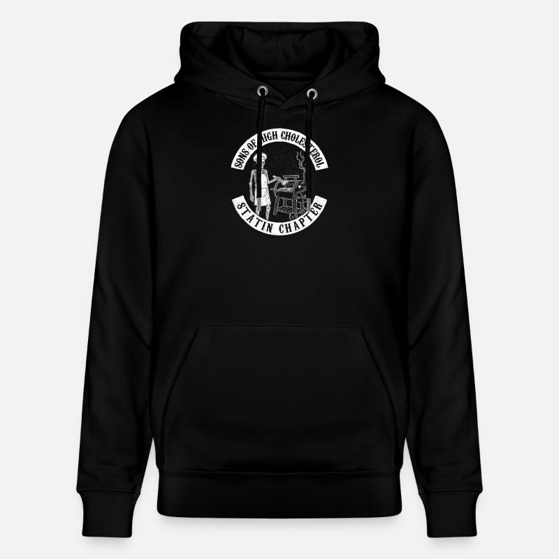 Fils D’hypercholestérolémie Drôle BBQ Fumeur - Sweat à capuche bio CRUISER Stanley/Stella Unisexe - noir