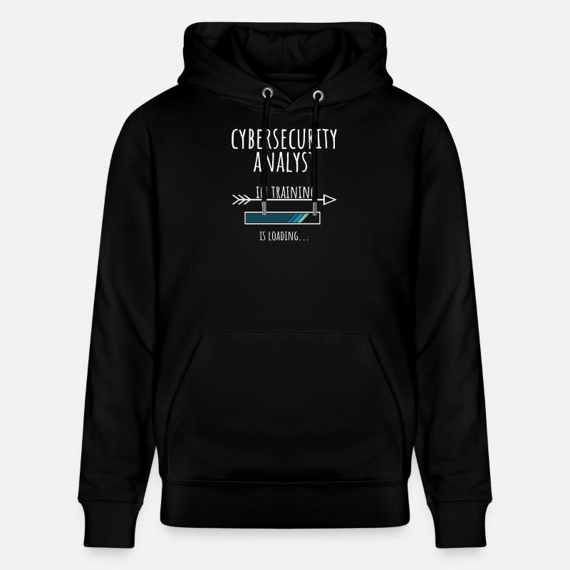 Cybersecurity Analyst Geschenk Beruf Ausbildung - Stanley/Stella Unisex Bio-Hoodie CRUISER  - Schwarz