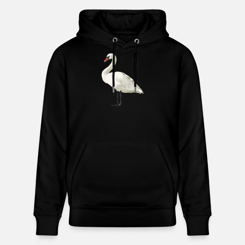 Cygnes Cygne - Sweat à capuche bio CRUISER Stanley/Stella Unisexe - noir