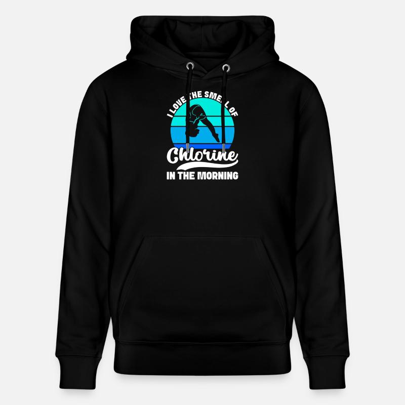 Kunstspringen Turmspringer Sprungbrett - Stanley/Stella Unisex Bio-Hoodie CRUISER  - Schwarz