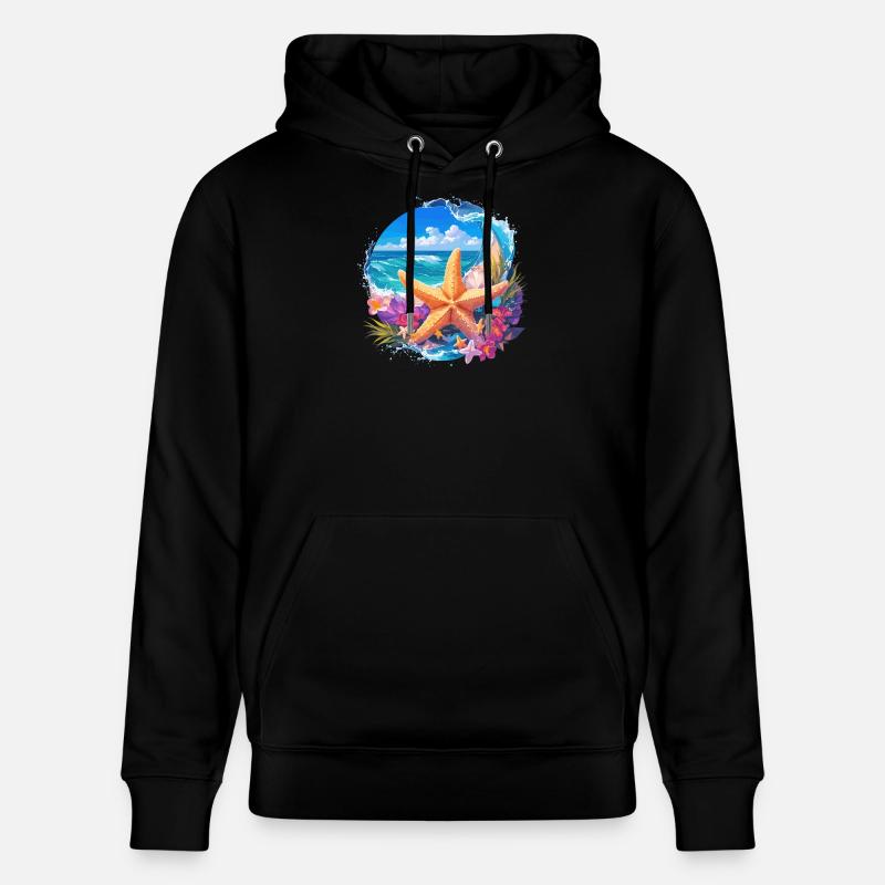 Seesterne Seestern - Stanley/Stella Unisex Bio-Hoodie CRUISER - Schwarz