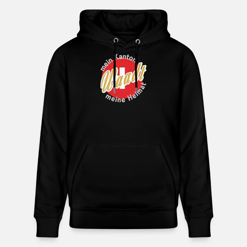 Ma patrie Vaud cadeau - Sweat à capuche bio CRUISER Stanley/Stella Unisexe - noir