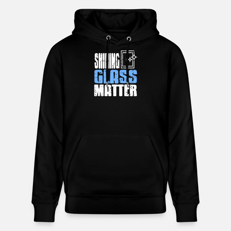 Glazier Professional Craftsmanship Window Pride - Stanley/Stella Unisex Bio-Hoodie CRUISER  - Schwarz