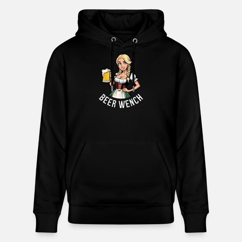 Bière Wench - Sweat à capuche bio CRUISER Stanley/Stella Unisexe - noir