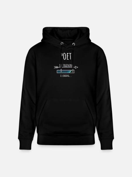 Poet Gift Profession Education Poet - Stanley/Stella CRUISER Unisex Organic Hoodie - black