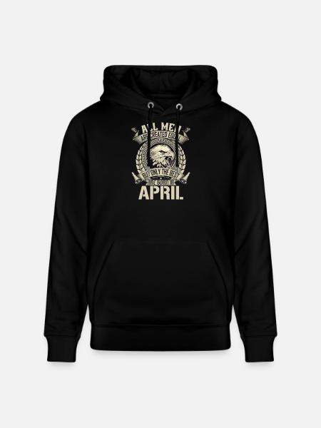 Eagle Pride April Geburtsmonat Design - Stanley/Stella Unisex Bio-Hoodie CRUISER  - Schwarz