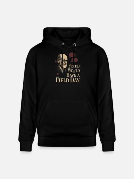 Future psychologist diagnose me - Stanley/Stella CRUISER Unisex Organic Hoodie - black