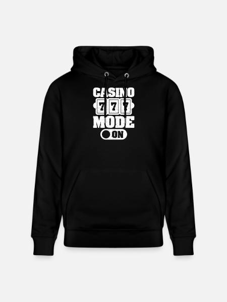 Casino Gambler Mode On Gambling - Stanley/Stella CRUISER Unisex Organic Hoodie - black