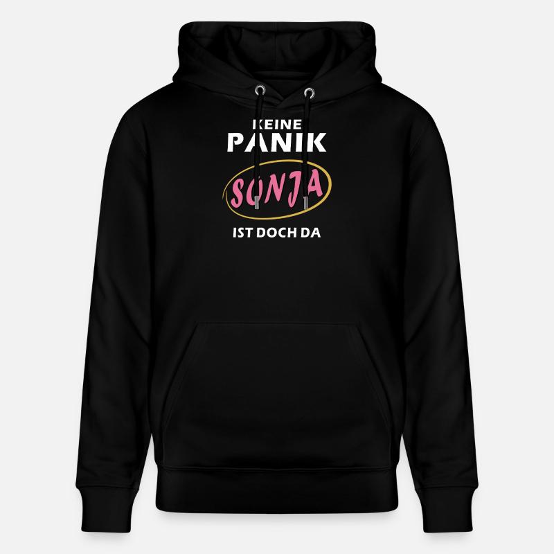 PAS DE PANIQUE SONJA - Sweat à capuche bio CRUISER Stanley/Stella Unisexe - noir