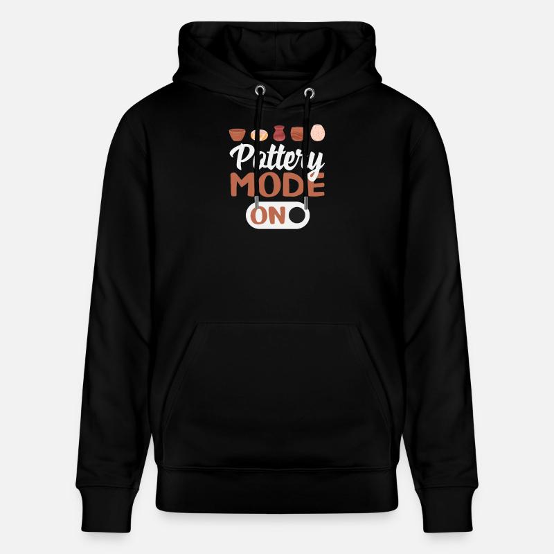 Mode poterie à l’inspiration créative - Sweat à capuche bio CRUISER Stanley/Stella Unisexe - noir